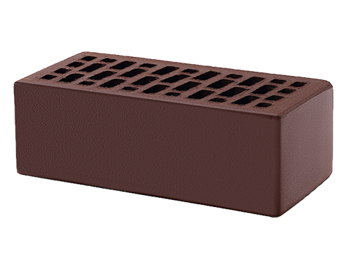 Облицовочный кирпич полуторный, М-150,120x250x88, коричневый