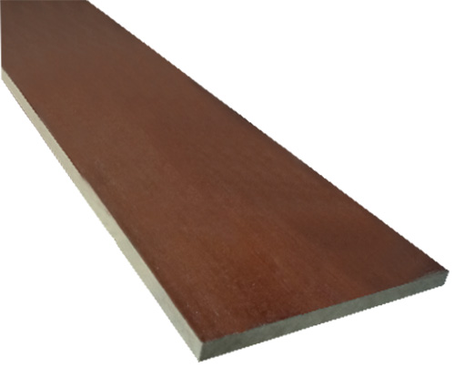 Доборная планка Гладкое макоре шпон 0,9х2,00 м