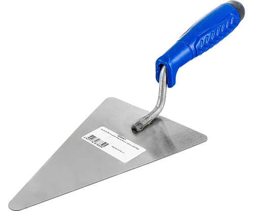 Мастерок бетонщика с пластиковой ручкой (треугольник), Gigant