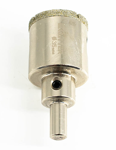 Коронка алмазная по стеклу и керамограниту 35 мм, Ritter Eco