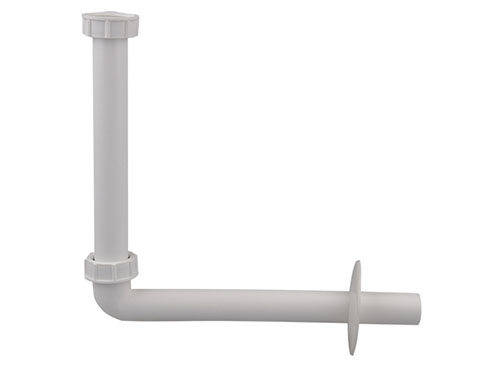 Колено из пластмассы белого цвета HL134.1K для HL134 и HL134.0