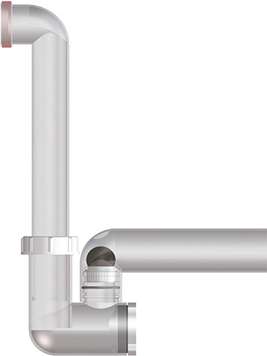 Прозрачный сифон для кондиционеров HL136NT