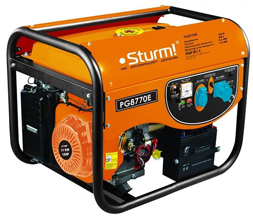 Бензогенератор Sturm PG8770E
