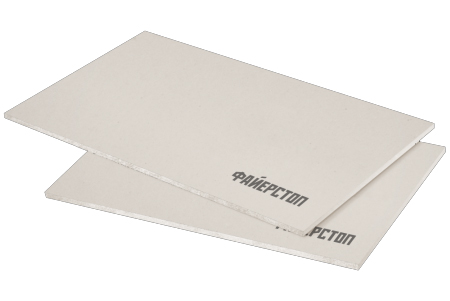 Гипсовая плита с плетеным армированием ВОЛМА-Файерстоп 12,5 мм 2500х1200