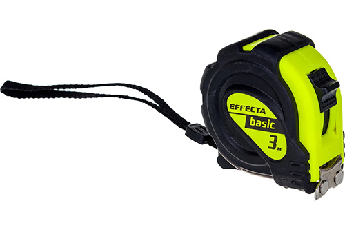 Рулетка 3 м х 19 мм с магнитом, Effecta Basic
