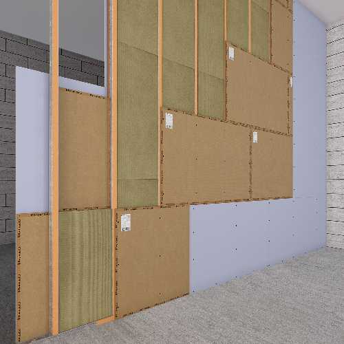 Система звукоизоляции перегородки «Барклайн Базовая Кварц»