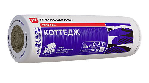 ТЕХНОНИКОЛЬ 35 QN, Коттедж, (4500х1200х100 мм), 0,54 м3, стекловолокно, 1 шт. в упаковке