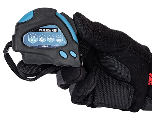 Рулетка нейлон 5х25 мм + автостоп, Vertextools