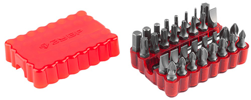 Набор специальных бит с магнитным адаптером (26046-H33), 33 предмета, ЗУБР