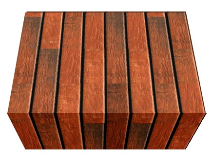 Перемычка фасадной термопанели Аляска Loft brick chili, 60 мм