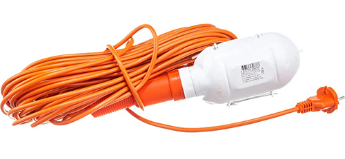 Светильник переносной ЛСУ-1 ПВС с выключателем 10 м, Gigant