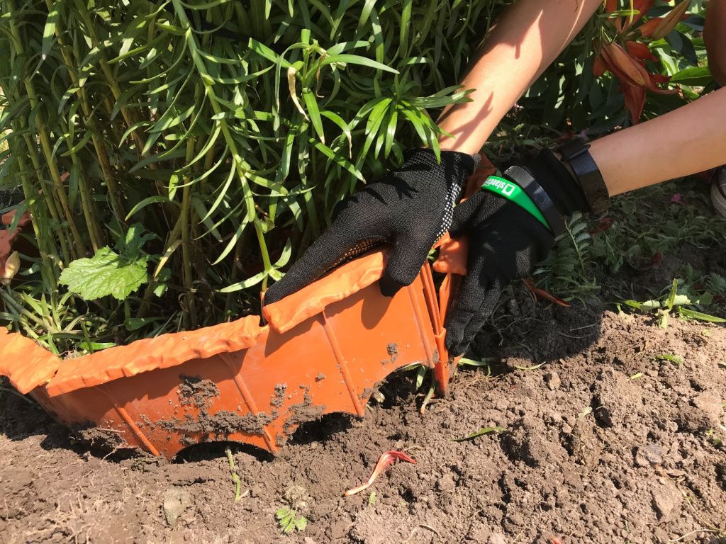 Декоративный бордюр Камешки Б-75.04.13-ПП 8201-П песочный, высота 125 мм, 0,75 м, Стандартпарк