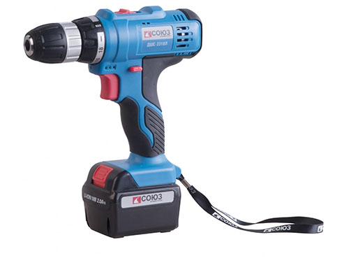 Аккумуляторная дрель-шуруповерт СОЮЗ ДШС-3318Л