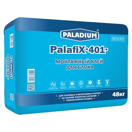 Монтажный клей для БЛОКА PalafiX-401, 48 кг