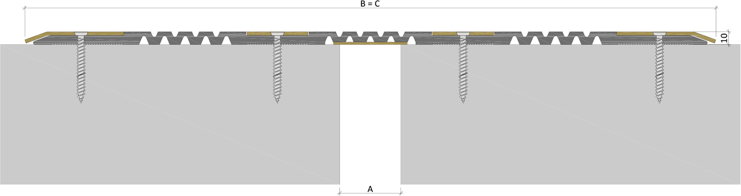 Деформационный шов ДППс-0/550 СО (специальный)