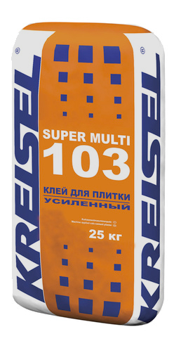 Клей для плитки усиленный KREISEL SUPER MULTI 103, 25 кг