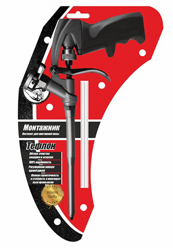 Пистолет для монтажной пены Тефлон, Монтажник