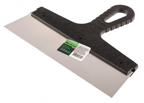 Шпатель из нержавеющей стали, пластмассовая ручка, 250 мм