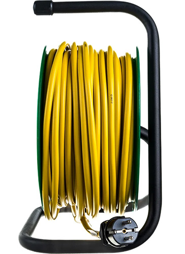 Удлинитель на катушке 4 гнезда 2х2,5 (50 м), 4000 Вт, Союз 481S-3805