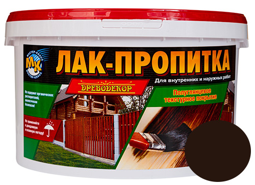 Лак-пропитка, цвет венге, 10 л