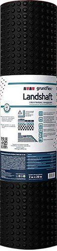 Профилированная мембрана Gruntflex Landshaft 400, 2х20 м