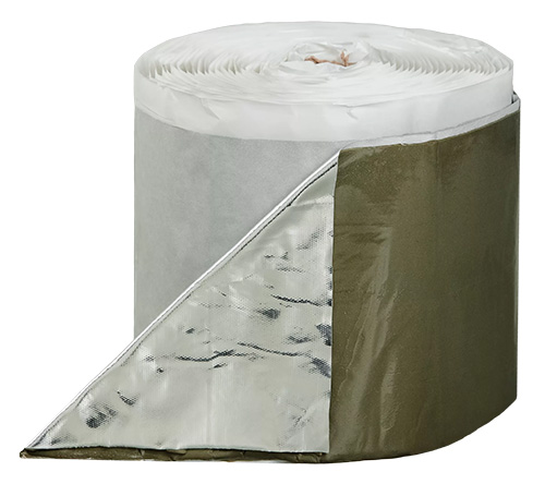 Ленточный герметик Герлен-Д (ф) 120х3,5 мм, 10 м (дублированный изолоном с армированной фольгой)