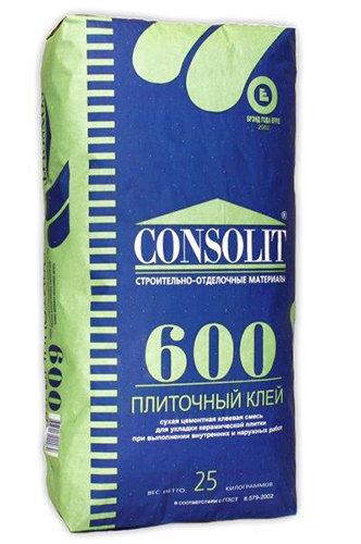 CONSOLIT 600 Плиточный клей КОНСОЛИТ