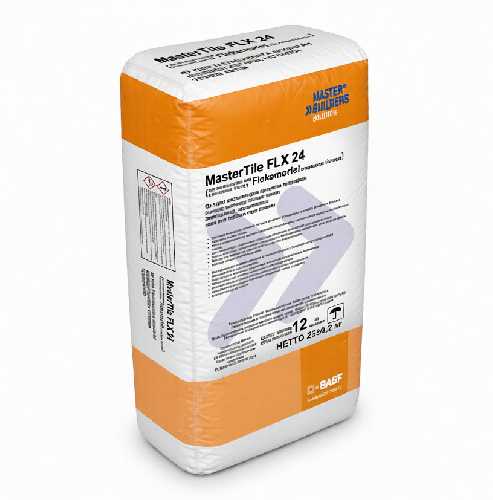 Эластичный плиточный клей для укладки любой керамической плитки и плит из керамогранита SikaCeram® FLX 24