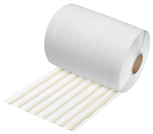 Ленточный герметик Герлен УТ 13х3,5 мм, 12 м (липкий с двух сторон, бежевого и серого цвета)