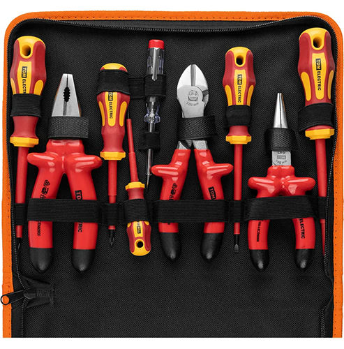 Набор диэлектрического инструмента №3, тканевый пенал, 9 предметов,1000 В