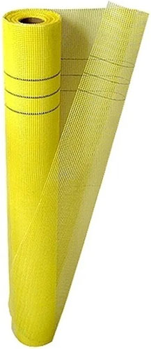 Фасадная сетка POLINET (5x5 мм) желтая (145г/м2) 20м