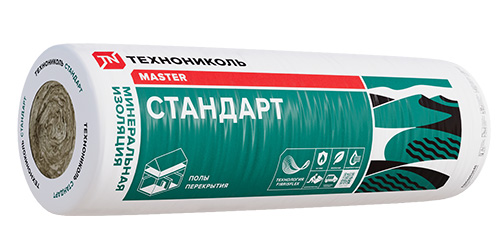 ТЕХНОНИКОЛЬ 40 RN, Стандарт, (6150х1220х50 мм), 0,75 м3, стекловолокно, 2 шт. в упаковке