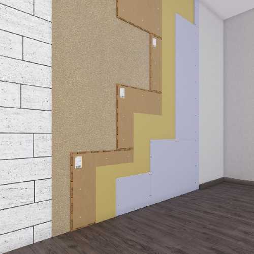 Бескаркасная система звукоизоляции стен «Барклайн Кварц Плюс»