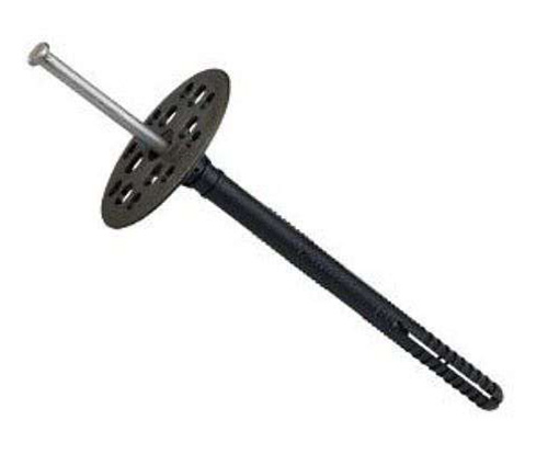 Дюбель для теплоизоляции IZM с металлическим гвоздем 10х300, 400 шт. в уп.