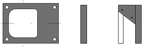 Вентблок CVENT 26х26-1S Разделитель (Шидель)