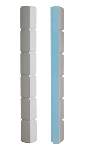 Фасадная панель RPG Termorustic 100 угловой элемент, 1000х100х100мм, Ruspanel