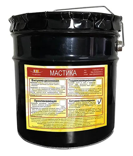 Мастика битумно-полимерная, 20 кг, ТСК Дипломат
