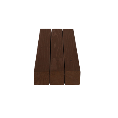 Брусок прямой из термососны, 40x40x3000 мм, Махагон