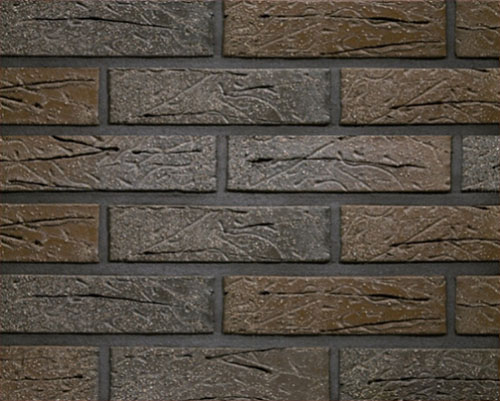 Кирпич облицовочный Terra flame с песком, М-250,85x250x65, коричневый