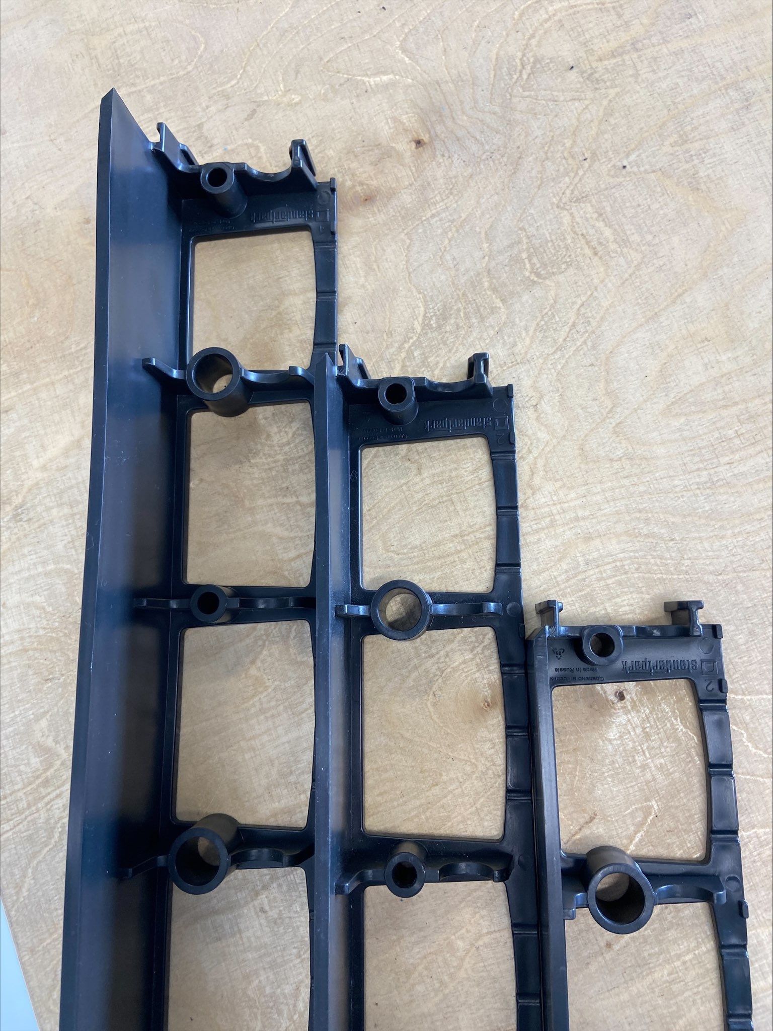 Бордюр ландшафтный пластиковый SP Б-100.05.08-ПП 82468 черный, высота 45 мм,1 м, Стандартпарк