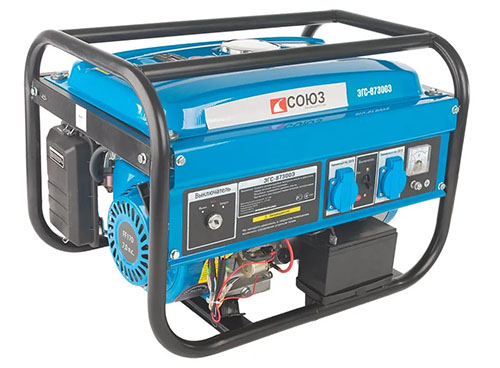 Бензогенератор СОЮЗ ЭГС-87300Э