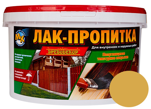 Лак-пропитка, цвет калужница, 10 л