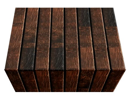 Перемычка фасадной термопанели Аляска Loft brick cardamon, 60 мм