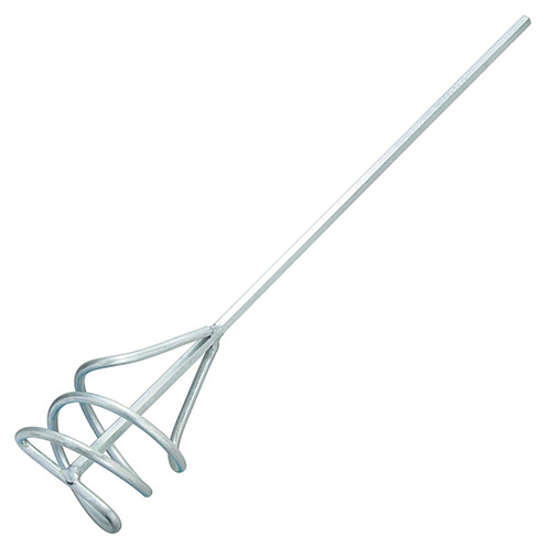 Миксер из оцинкованной стали для краски и раствора d 80, 450 мм, Сибртех