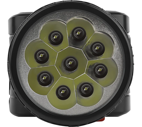 Фонарь налобный аккумуляторный TG9 9xLED, Трофи