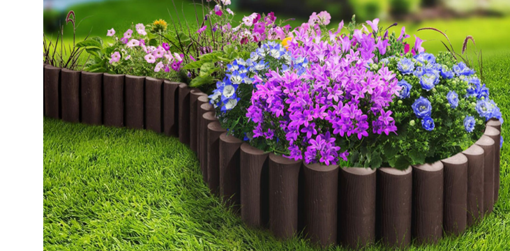 Ограждение Садовый конструктор терракот, высота 21 см, Стандартпарк