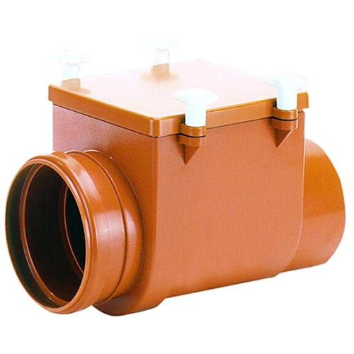 HL710 Канализационный затвор с заслонкой из нержавеющей стали DN110