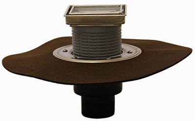 Трап для внутренних помещений HL310NHPr-3020 с гидроизоляционным полотном