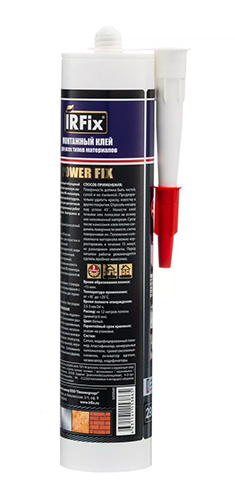 Клей монтажный IRFIX POWER FIX белый 290 мл.