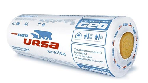 Утеплитель URSA GEO М-11 (2x10000x1200x50 мм), 1,2 м3, стекловолокно, 2 шт. в упаковке